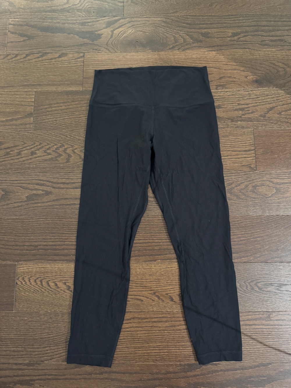 lululemon athletica Black High-Rise Ribbed align 25” Leggings